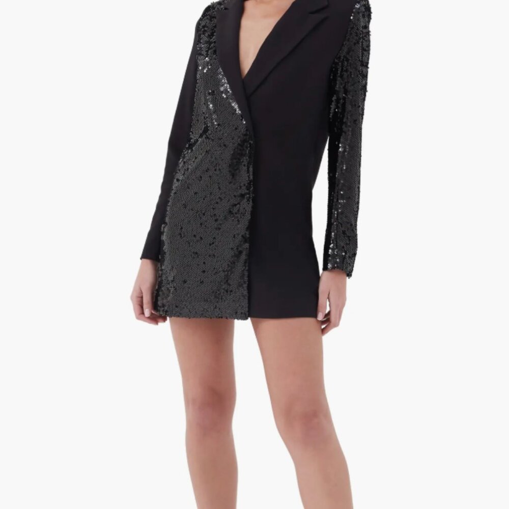NEW NEVER WORN Matelda Sequin Blazer Minidress by 4th & Reckless Women's Size 2